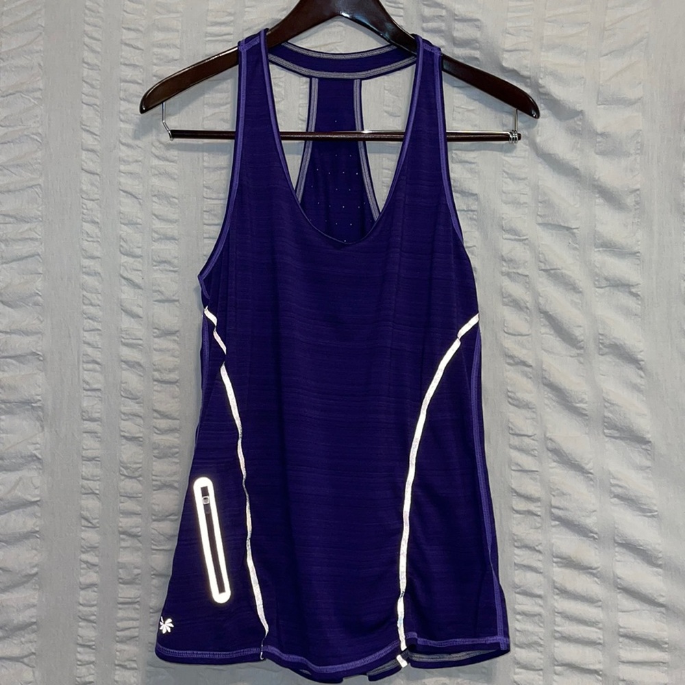Athleta Purple Racerback Top